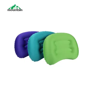 Waterproof Airplane Camping Sleep Soft Neck Support Travel Pillow Cooling Foldable Inflatable Pillow