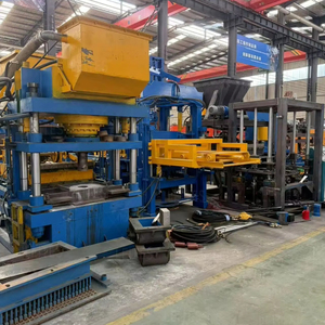 Đất sét rỗng khối rắn máy làm hoàn toàn tự động gạch làm máy móc PLC động cơ bánh hiệu quả cao áp lực thủy lực - Product Image 1