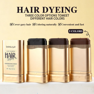 Bosuya Bacchetta per Colorazione <span class=keywords><strong>Capelli</strong></span> Istantanea Temporanea per Copertura Totale <span class=keywords><strong>Naturale</strong></span> Applicazione Rapida Portatile <span class=keywords><strong>Senza</strong></span> Danni 3 Colori - Product Image 1