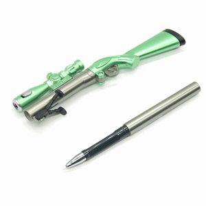 Led Light Creatief Sluipschuttersgeweer Modellering Gel Pen Wapens Zwart Bijvullen 0.5Mm Kids Cadeau Speelgoed Briefpapier Schoolbenodigdheden - Product Image 4