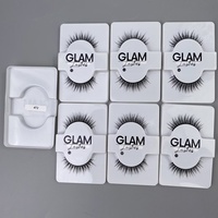 Faux cils personnalisés avec LOGO, cils quotidiens en bande, style manga/anime, cils naturels courbés, cils de cosplay