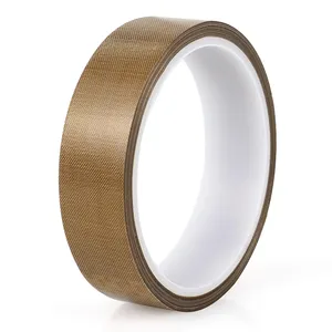 Cintas de Tela de Vidrio PTFE Multitamaño LBX de 1/2'', 3/4'', 1'', 2'', <span class=keywords><strong>33</strong></span> pies, 0.18mm, Cinta Adhesiva de Fibra de Vidrio PTFE para Alta Temperatura - Product Image 2