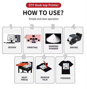 Impresora DTF A3 en Oferta con Agitador de Polvo, Horno y Plancha de Calor <span class=keywords><strong>para</strong></span> Impresión de Camisetas sin Costuras y Transferencia de Calor - Product Image 5