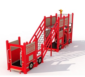 Trẻ em của sân chơi ngoài trời vui chơi giải trí Swing Playhouse Bộ bé Vườn trẻ em trượt ống N trượt - Product Image 3