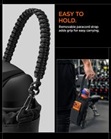 Sac de transport pour gourde 20oz-40oz avec système Molle, rangement pour smartphone, cordon de serrage et sangle à anneau en D