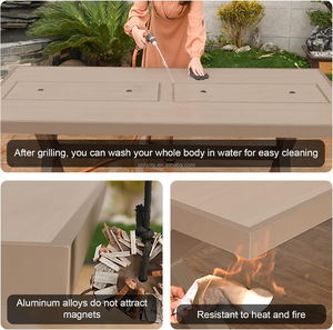 Ensemble table et chaises de barbecue au charbon de bois de haute qualité pour jardin et terrasse, personnalisé par le fabricant, modèle 2026 - Product Image 6