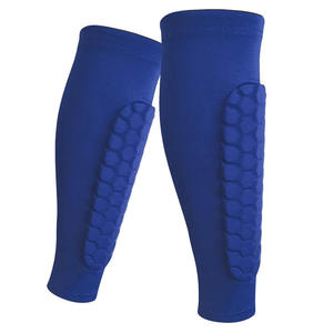 Manchons de compression longs professionnels pour les jambes, soutien du genou, équipement de sport protecteur, genouillères de basketball en nid d'abeille - Product Image 2