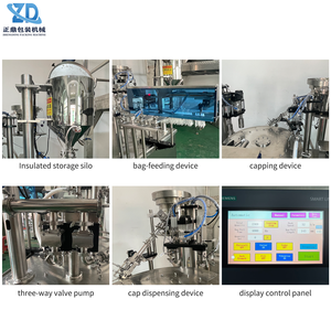 Machine d'emballage de purée <span class=keywords><strong>pour</strong></span> bébé en sachet à double bec verseur, <span class=keywords><strong>pour</strong></span> aliments biologiques <span class=keywords><strong>pour</strong></span> tout-petits, avec mécanismes de dosage <span class=keywords><strong>pour</strong></span> liquides et pâtes en sachet souple - Product Image 5