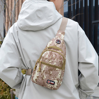 Bolso de Pecho Cruzado Táctico de Nailon Impermeable Portátil para Hombre de Nueva Tendencia al Por Mayor
