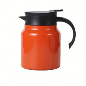 304 Stainless Steel <b>Double</b> <b>Wall</b> Vacuum Insulated Coffee Kettle Thermos Tea Pot Large Capacity 6 Hours Thermal Minimalist Design - Product Image 5