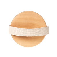 Livraison rapide échantillon gratuit brosse exfoliante en bambou à poils naturels biodégradables personnalisée brossage sec du corps brosse sèche de bain douche