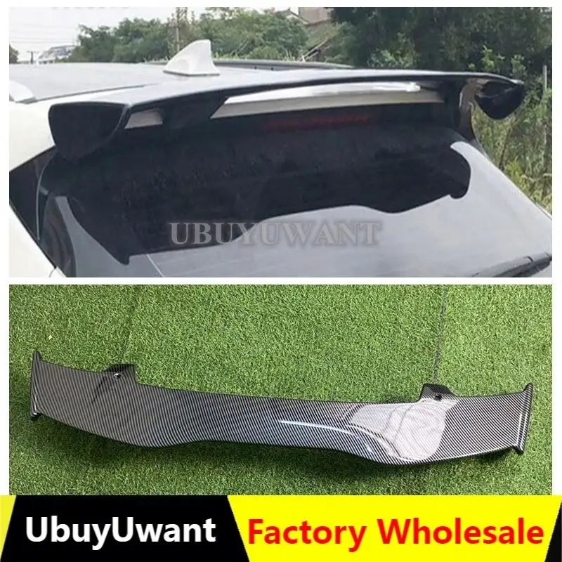 Arka çatı kanat Spoiler Renault 4 MK4 rs ABS parlak/karbon renk vücut kiti aksesuarları clio 4 spor tourer Spoiler 2013-2021