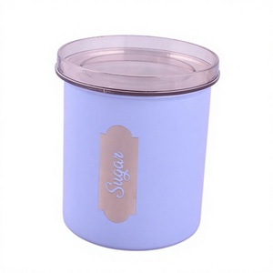 Stainless Steel Coffee Tea Sugar <b>Storage</b> Jar Box <b>Kitchen</b> <b>Container</b> with Freshness Preservation Sustainable Design - Product Image 1