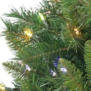 Cây Nhựa PVC Hỗn Hợp Chiếu Sáng Trước 7.5 Feet Với Dây Nối Thay Đổi Hai Màu Điện Áp Thấp 8 Chức Năng Cây Giáng Sinh Điều Khiển Từ Xa - Product Image 2