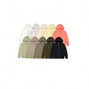 OEM Free Sample Men Sweatshirt 100% Polyester <b>Blank</b> Heavy <b>Weight</b> Custom Screen Print Loose Pullover Hoodies - Product Image 4