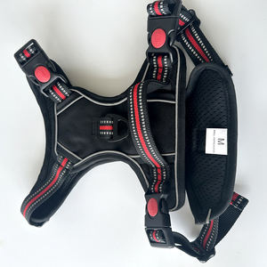 Rompi Harness Latihan Luar Ruangan yang Bernapas, Dapat Disesuaikan, dengan Strip Reflektif dan Desain Tahan Lama untuk Anjing Besar - Product Image 1