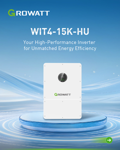 Growatt WIT 10K-HU 12K-HU 15K-HU ระบบไฮบริด 3 เฟส แบบออนกริดและออฟกริด แบตเตอรี่แรงดันต่ำ สำหรับการจัดเก็บพลังงานเชิงพาณิชย์ขนาดเล็ก - Product Image 3