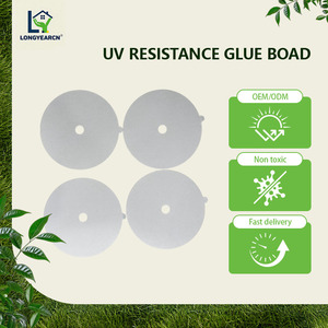Tabla adhesiva redonda de 12.3mm de una sola cara, troquelada, resistente a los rayos UV, para captura de insectos voladores. - Product Image 2