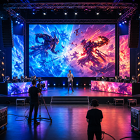 P3.91 Nahtlos Verbindbare Indoor-Panel-Miet-LED-Wand Vollfarbige Videowand IP65 Echtzeit-Spiel-Streaming-Projekte