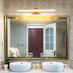 Lámpara de Pared Moderna con Espejo LED Iluminado, con Acabado Dorado, Clasificación IP44, Temperatura de Color 3000K-6000K, Vida Útil de 50000 Horas - Product Image 2