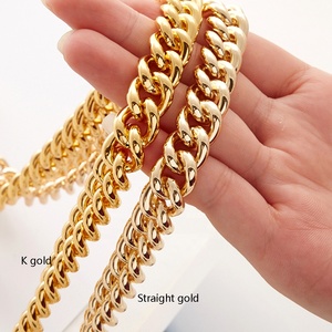 厂家直销K金链直金色链条袋120厘米加密加厚金属链包带 - Product Image 2