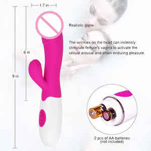 Vibrador de Conejo Usable, Recargable por USB, Resistente al Agua IPX7, 30 Frecuencias para Mujeres - Product Image 3