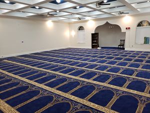 Wall to Wall Blue Border Masjid Praying <strong>Carpet</strong> <strong>Mosque</strong> Prayer <strong>Carpet</strong> Muslim Masjid <strong>Carpets</strong> in <strong>Dubai</strong> - Product Image 4