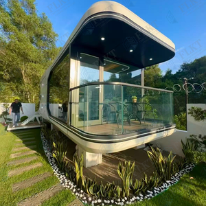 Casa Cápsula Prefabricada Moderna FLKT con 270 m2 °   Casa Móvil de Lujo con <span class=keywords><strong>Vista</strong></span> Panorámica, Casa Modular Lista para Habitar - Product Image 1