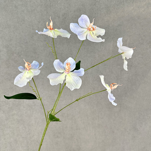 Fleurs artificielles en soie (orchidée, delphinium, jacinthe) pour la remise des diplômes et Noël – Vente en gros - Product Image 6