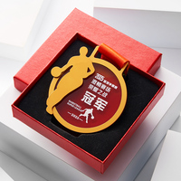 Médailles de sport en alliage de zinc et verre cristal avec impression UV, logo personnalisé, gravure durable, multicolores, 7,5 cm, emballage en boîte cadeau