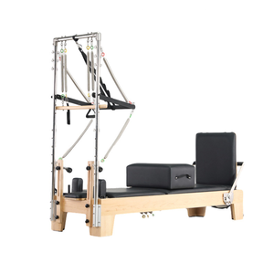 ヨガフィットネス機器スタジオ ピラティス リフォーマー コアベッド ハーフトラペーズタワー付き - Product Image 4