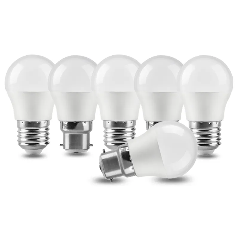 LED lamba hiçbir filtre AC 12V 3W G45 enerji tasarrufu ampul E27 B22 ev ofis oturma odası için