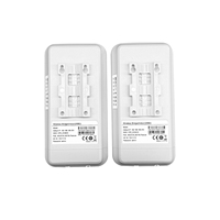 Kit CPE extérieur TINCAM 2.4G 300 Mbps, pont sans fil 1 km, point à point, étanche, longue portée, extension WiFi avec port Ethernet