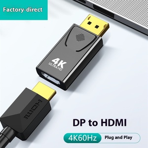 Convertidor DE VIDEO <span class=keywords><strong>4K</strong></span> HD 1080P <span class=keywords><strong>DisplayPort</strong></span> <span class=keywords><strong>a</strong></span> <span class=keywords><strong>HDMI</strong></span> Accesorio de audio y video DP <span class=keywords><strong>a</strong></span> para adaptador <span class=keywords><strong>HDMI</strong></span> - Product Image 2
