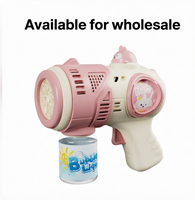 Nouveau Pistolet à Bulles Automatique Gatling en Plastique pour Enfants 2026, Machine à Bulles Électrique Portable pour Bébé, Jouet pour Fille