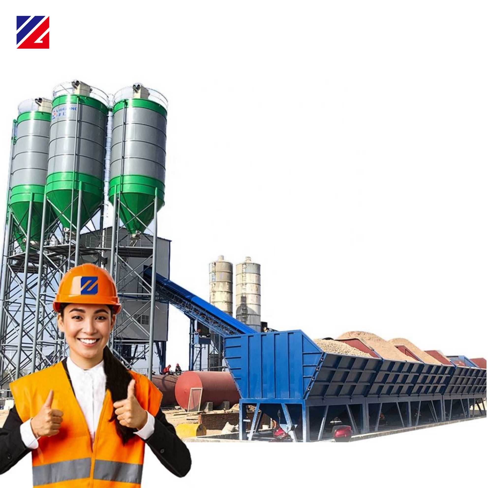 Лидер продаж, бетонный завод Solidbase, цементный песок, Центральная смесь, поставщик 180 м3 бетонный завод