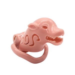 Новинка, положительный и отрицательный сотовый замок для клетки целомудрия, дышащий мужской пенис, связывание, кольцо для мужчин и взрослых, игрушка - Product Image 3