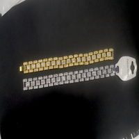 Cadena pulsera cubana Offre Spéciale plus large hip hop bracelet strass cheville punk cubain bracelet chaîne