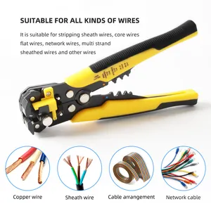 Multi-Function Adjustable Wire Pliers Terminal Crimper For Stripping Cable Professional Tools