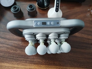 Pistola de Masaje de 16 Cabezales, Masajeador de Percusión de Tejido Profundo, <span class=keywords><strong>Motor</strong></span> Eléctrico de Cepillo, 1800-3200 rpm, Recargable, 9 Niveles de Estilo, Negro - Product Image 6