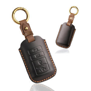 เคสกุญแจวินเทจ เหมาะสำหรับเคสกุญแจรถ Kia KIA หนังแท้ K9  งานแฮนด์เมดจากหนังวัว พร้อมตัวล็อค - Product Image 5