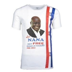 מפעל הבחירות גואנגג 'ואו מציע קמפיין יוניסקס זול דפוס מותאם אישית לוגו מודפס מותאם אישית לוגו מהיר יבש מהיר שרוול קצר עם צווארון עגול - Product Image 5