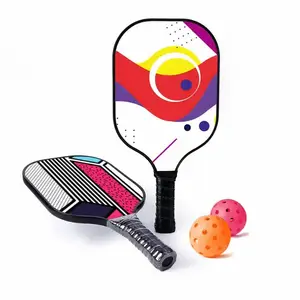 Bán buôn giá rẻ giá tùy chỉnh sợi thủy tinh pickleball mái chèo với đệm thoải mái grip