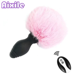 Vibrador <span class=keywords><strong>Anal</strong></span> de 10 Frecuencias para Parejas, Juguete Sexual, Dildo para Adultos, Vibrador de Cola de Conejo, Masturbador - Product Image 1