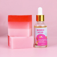 Nouveau produit 100% huile de massage yoni borique à l'acide naturel antimicrobien et équilibrage du pH pour usage intime