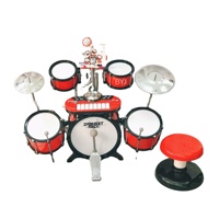 Clavier électronique 3-en-1, guitare rock, batterie, microphone, instrument de percussion pour enfants, sport