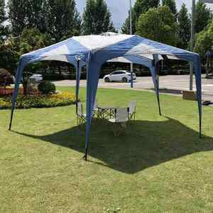 Outdoor Four Seasons Beach Sunshade <b>Canopy</b> Portable Waterproof Durable 190T Silver-Plated Polyester 480X480x240cm One Bedroom - Product Image 1