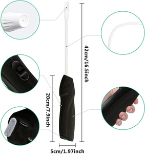 Pulvérisateur électrique de jardin, type-C rechargeable, 2L, pulvérisateur portable avec tuyau flexible de 1 mètre, couvercle - Product Image 3