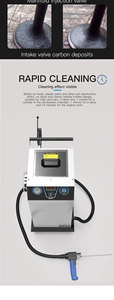 Machine de nettoyage des dépôts de carbone dans la chambre de combustion des voitures X-DR-2 / Machine de nettoyage portable par sablage à glace sèche - Product Image 3