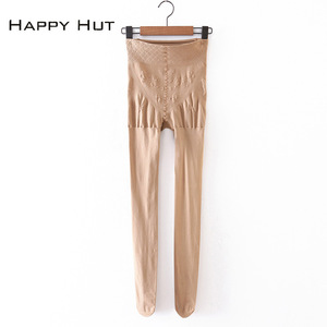 Leggings Happy Hut para Mujer, Talla Grande, Cintura Alta, 250D, Opacos, Transpirables, Tejidos, Color Azul Marino, N5499 - Product Image 1